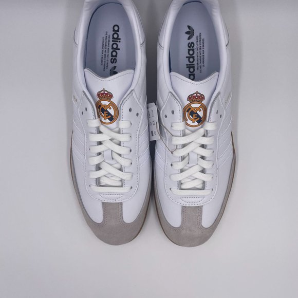 adidas Samba Real Madrid White / Gum Mens Shoes - Picture 5 of 8